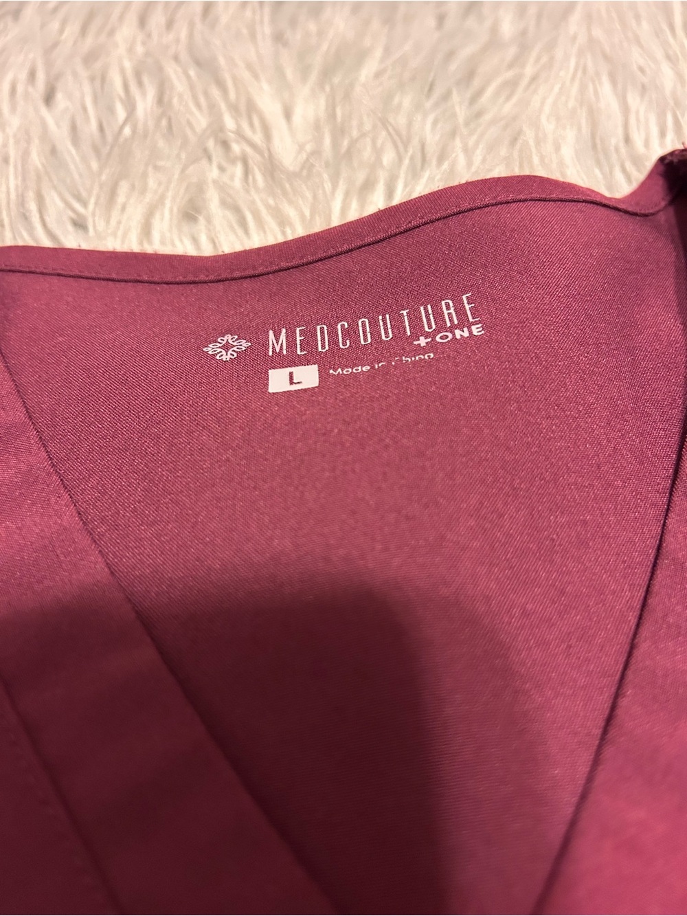Med Couture Maternity scrub top Large